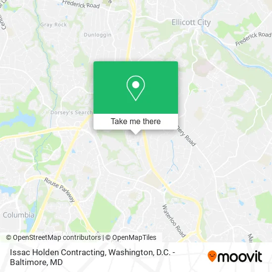 Issac Holden Contracting map