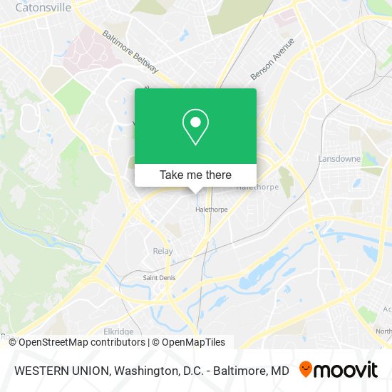 Mapa de WESTERN UNION