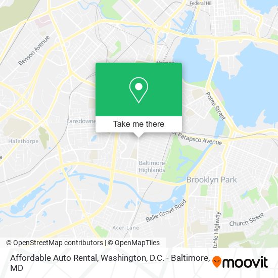 Affordable Auto Rental map