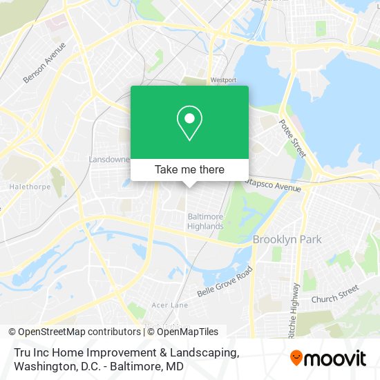 Tru Inc Home Improvement & Landscaping map