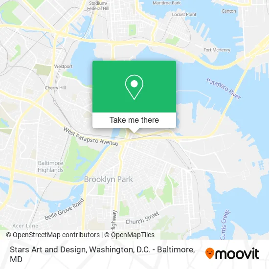 Stars Art and Design map