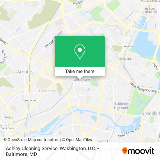 Mapa de Ashley Cleaning Service