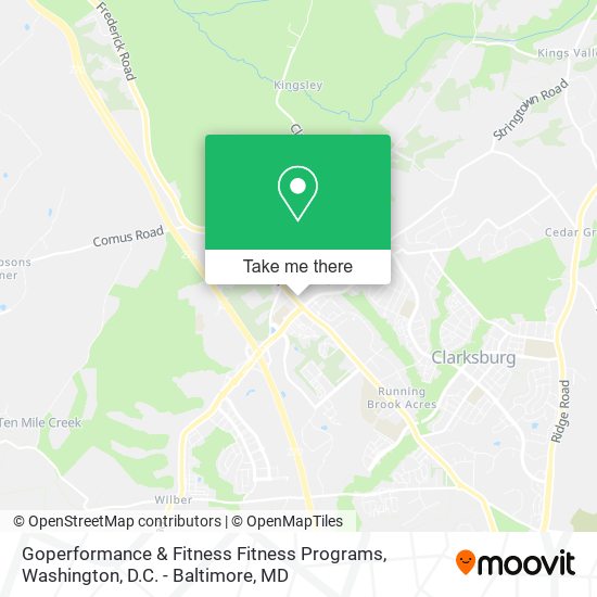 Mapa de Goperformance & Fitness Fitness Programs