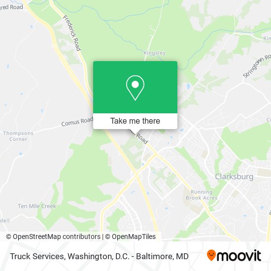 Truck Services map
