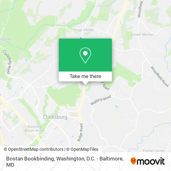 Bostan Bookbinding map