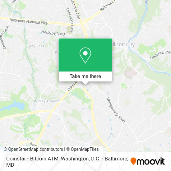 Coinstar - Bitcoin ATM map