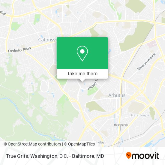 True Grits map