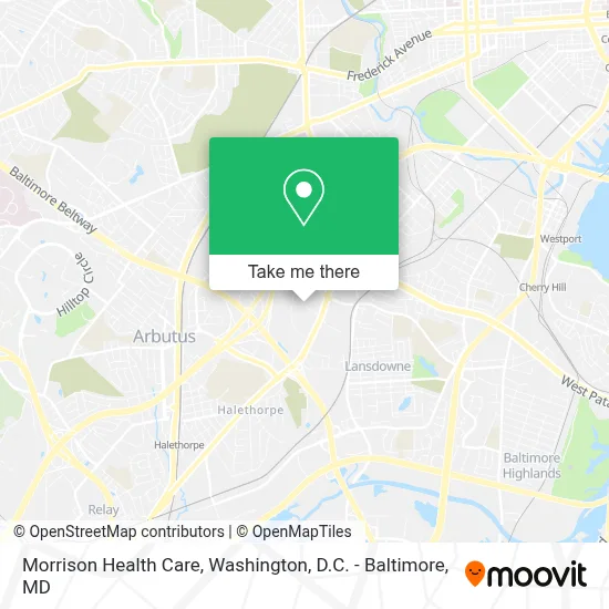 Morrison Health Care map