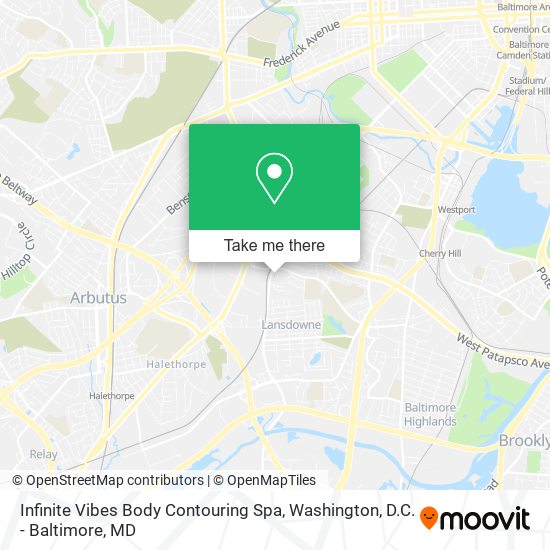 Mapa de Infinite Vibes Body Contouring Spa