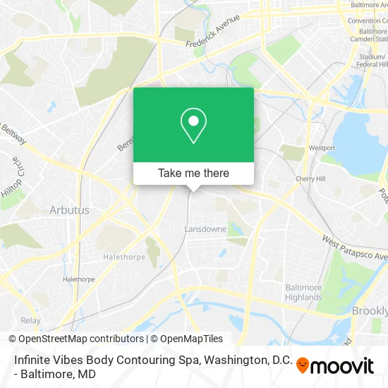 Infinite Vibes Body Contouring Spa map