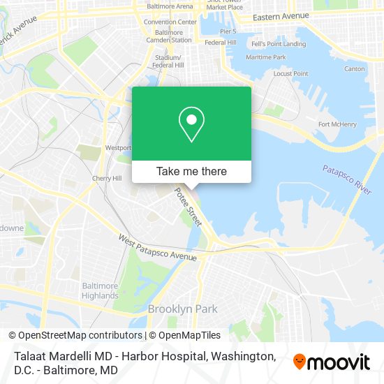 Mapa de Talaat Mardelli MD - Harbor Hospital