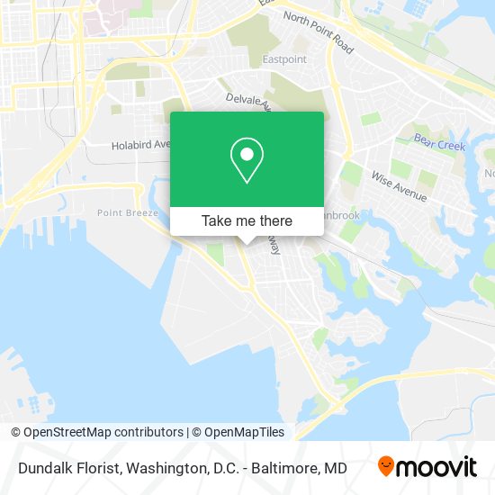 Dundalk Florist map