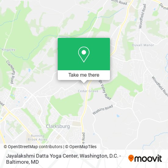 Mapa de Jayalakshmi Datta Yoga Center