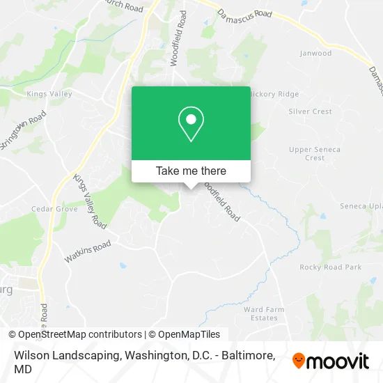 Wilson Landscaping map