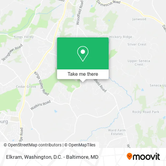 Elkram map