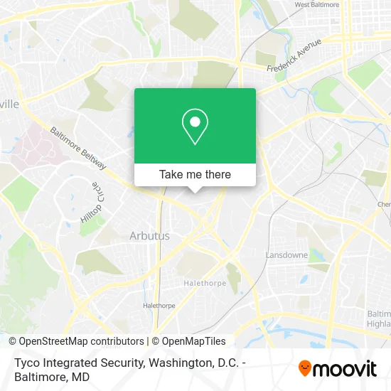 Tyco Integrated Security map
