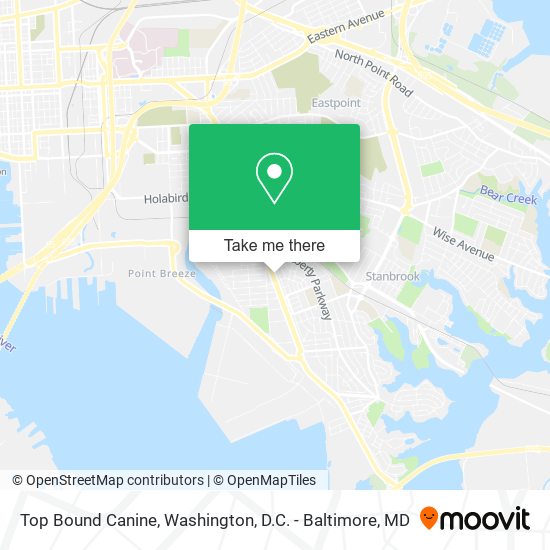 Top Bound Canine map