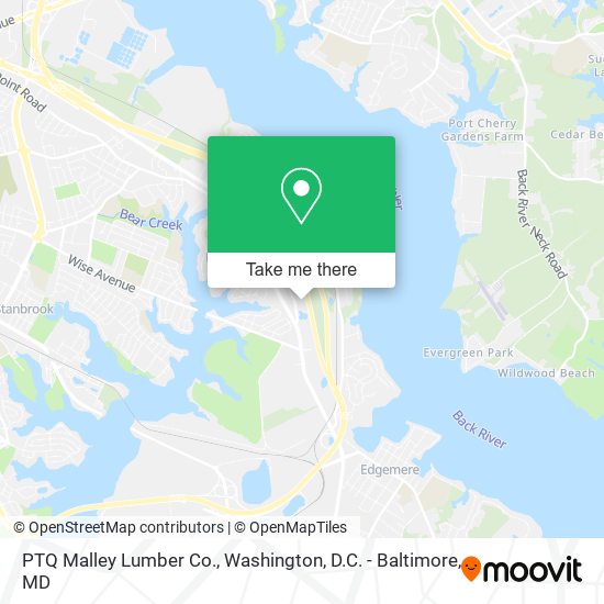 PTQ Malley Lumber Co. map