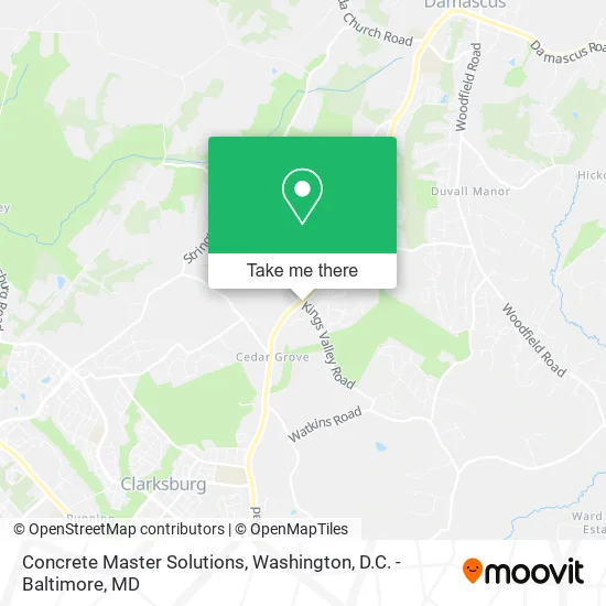 Concrete Master Solutions map
