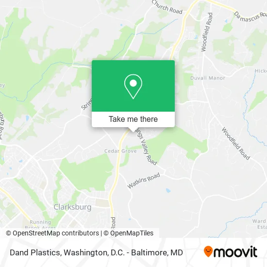 Dand Plastics map