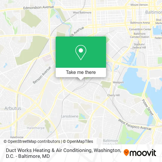 Duct Works Heating & Air Conditioning map
