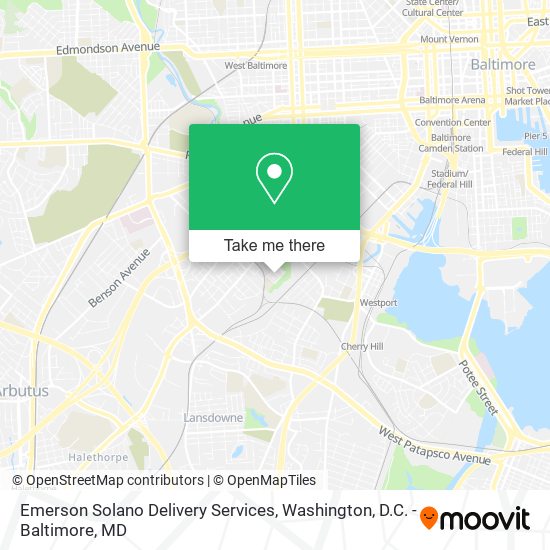 Emerson Solano Delivery Services map