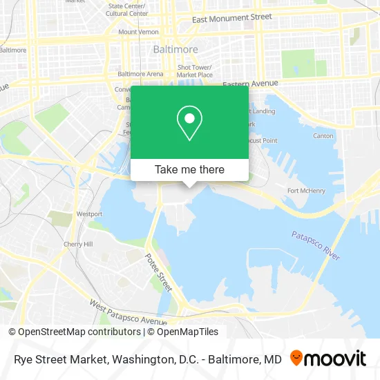 Rye Street Market map