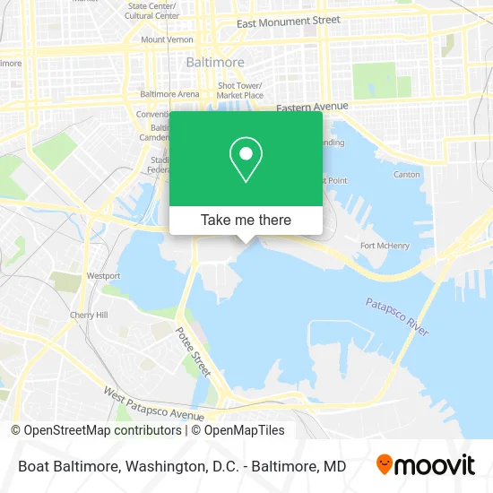 Boat Baltimore map