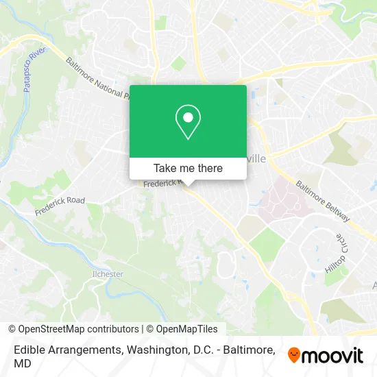 Edible Arrangements map