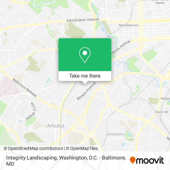 Integrity Landscaping map