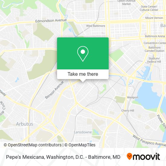 Mapa de Pepe's Mexicana