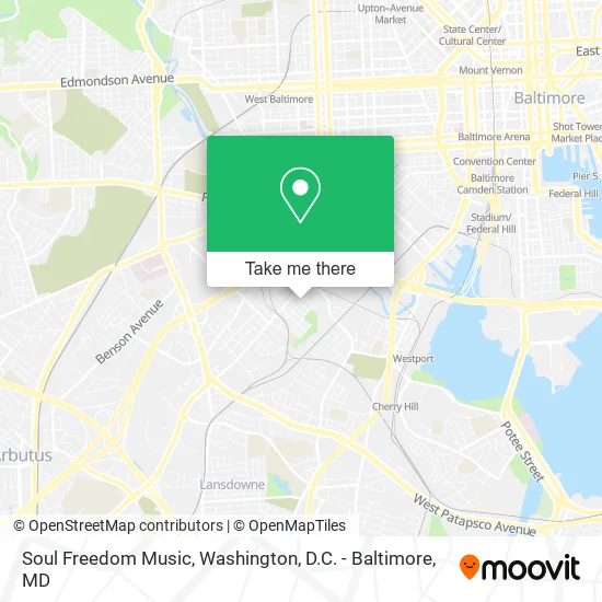 Soul Freedom Music map