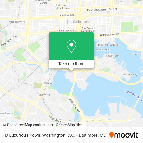 D Luxurious Paws map