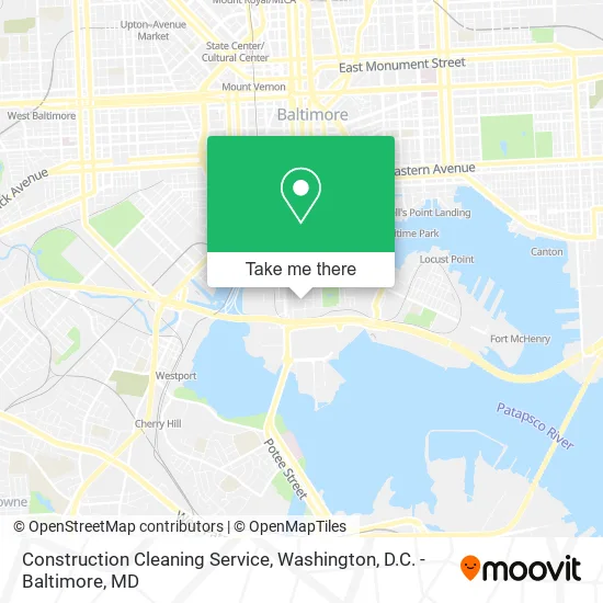 Construction Cleaning Service map