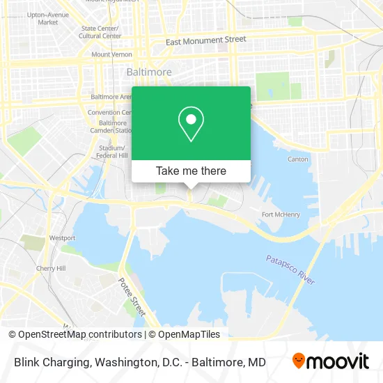 Blink Charging map