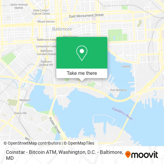 Coinstar - Bitcoin ATM map