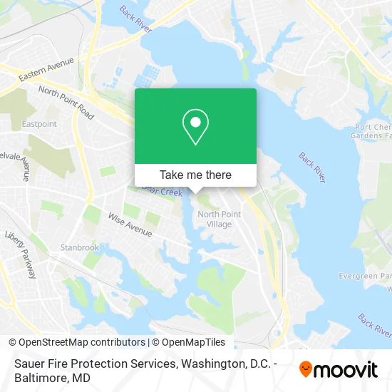 Sauer Fire Protection Services map