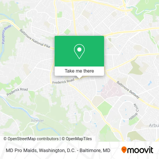 MD Pro Maids map