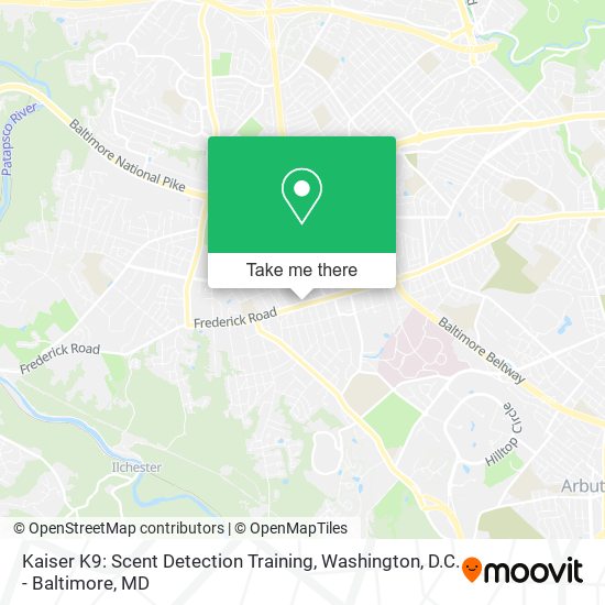 Kaiser K9: Scent Detection Training map