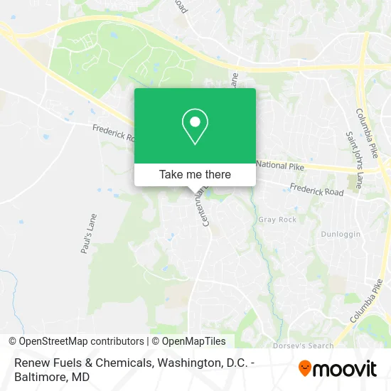 Renew Fuels & Chemicals map