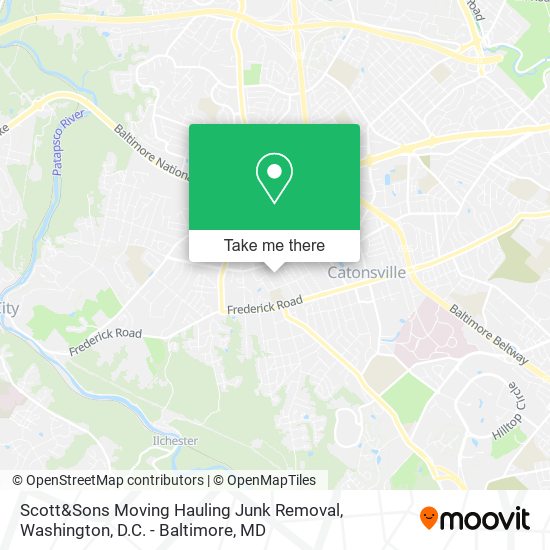 Scott&Sons Moving Hauling Junk Removal map