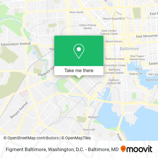 Figment Baltimore map