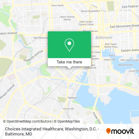 Choices Integrated Healthcare map
