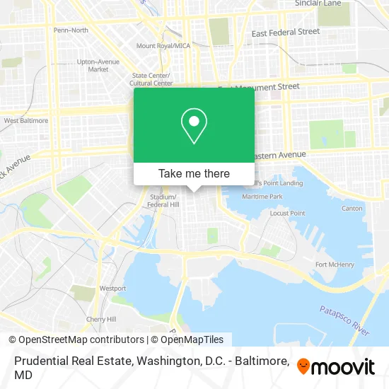 Prudential Real Estate map