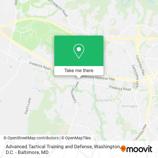Advanced Tactical Training and Defense map
