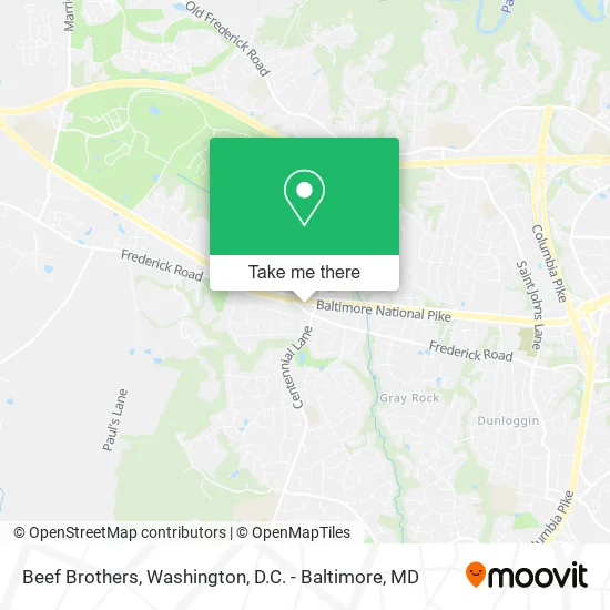 Beef Brothers map