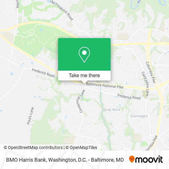 BMO Harris Bank map