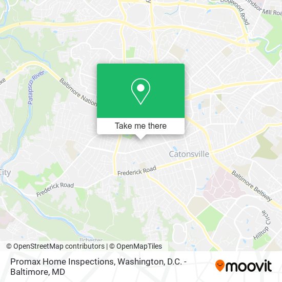 Promax Home Inspections map