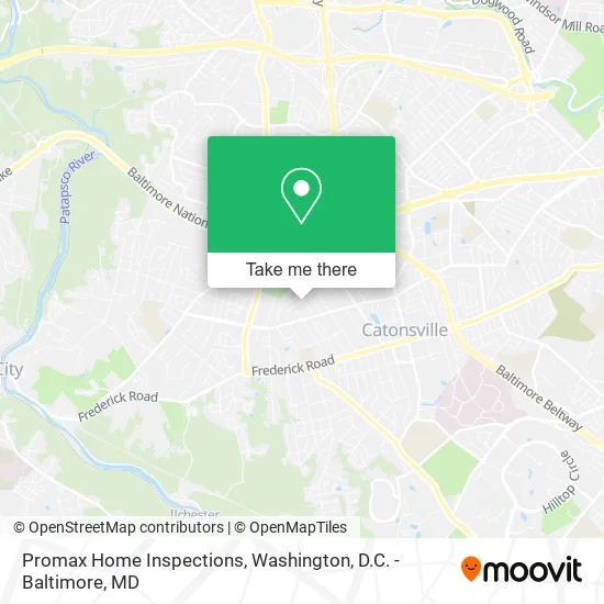 Promax Home Inspections map