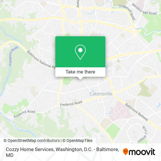 Mapa de Cozzy Home Services